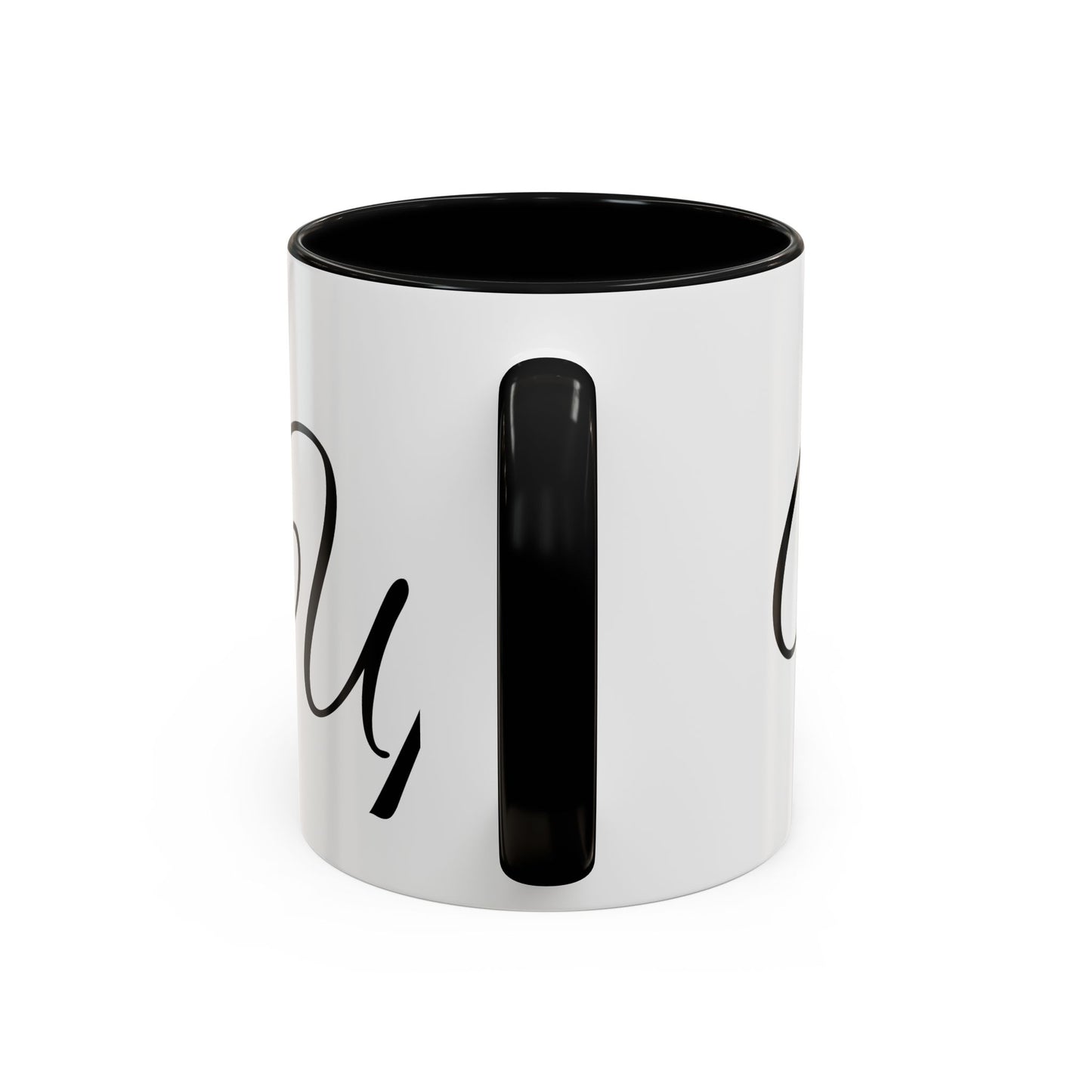 Stilvolle „Wake Up“-Kaffeetasse – 11/15 oz Akzenttasse für tägliche Inspiration