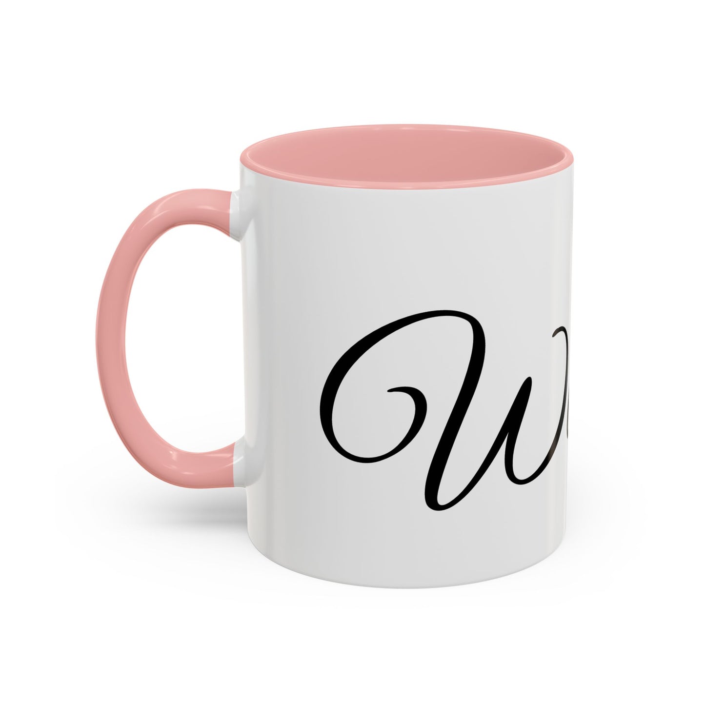 Stilvolle „Wake Up“-Kaffeetasse – 11/15 oz Akzenttasse für tägliche Inspiration