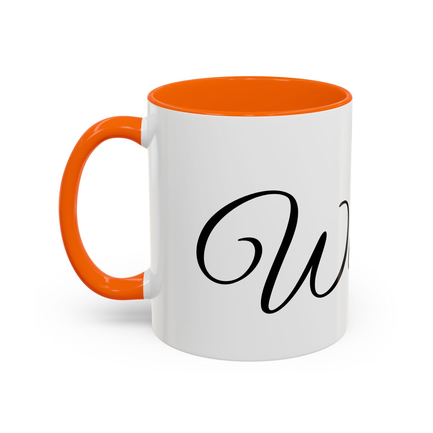 Stilvolle „Wake Up“-Kaffeetasse – 11/15 oz Akzenttasse für tägliche Inspiration