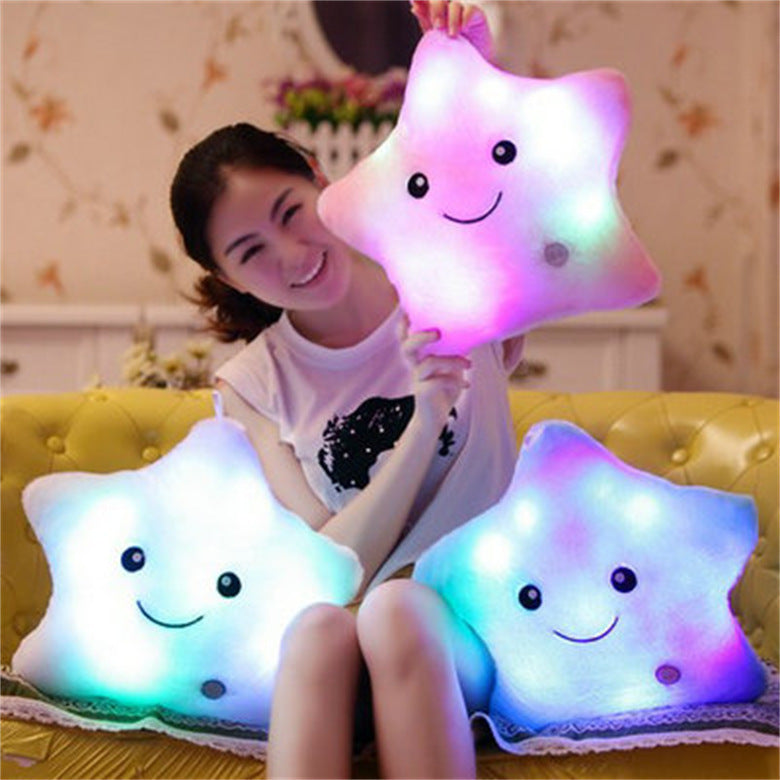 Almohada luminosa y colorida para el cuerpo