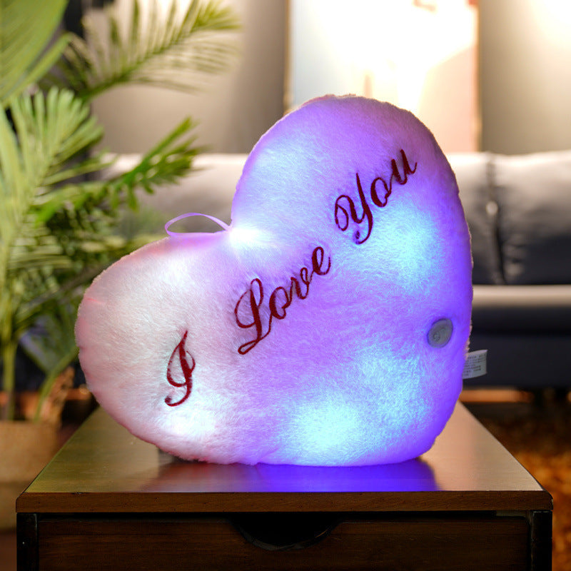 Almohada luminosa y colorida para el cuerpo