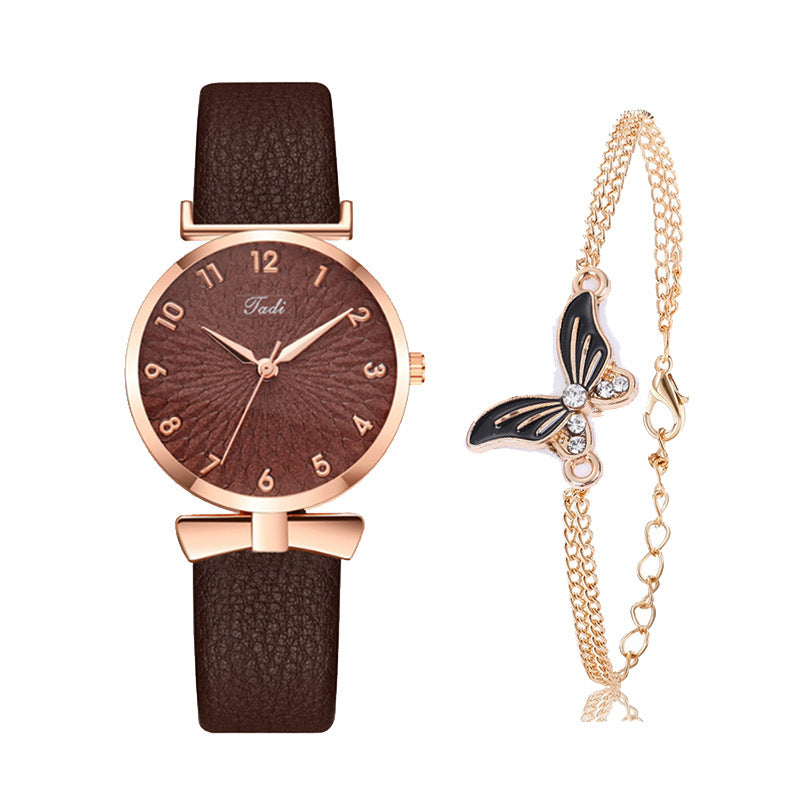 Personalisierte Gürtel Mode Quarzuhr Damen Armband