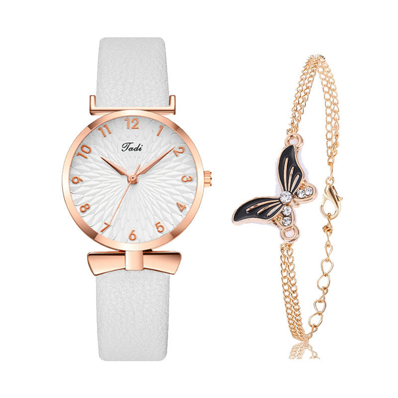 Personalisierte Gürtel Mode Quarzuhr Damen Armband