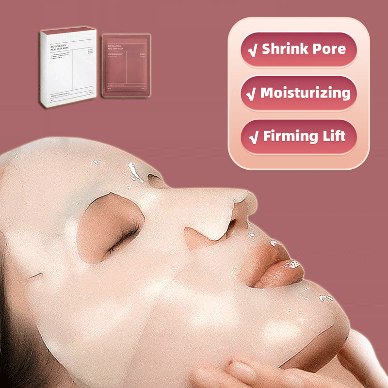 Mascarilla facial hidratante, refrescante, iluminadora, reafirmante, reafirmante, nutre y cuida la piel. Hidratación profunda.