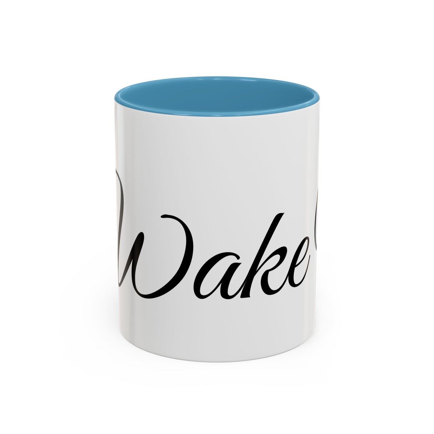 Stylish 'Wake Up' Coffee Mug – 11/15oz Accent Mug for Daily Inspiration