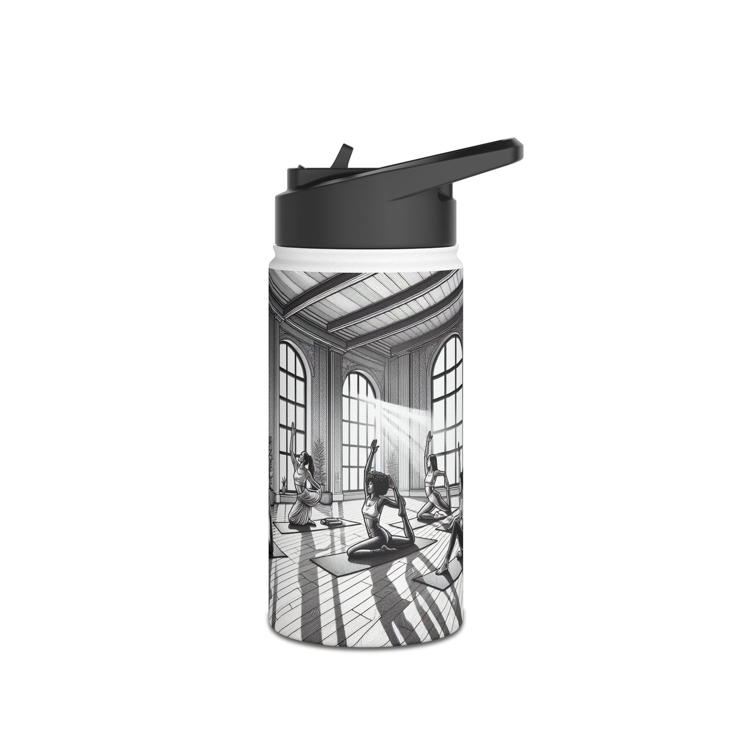 Edelstahl-Wasserflasche, Standarddeckel