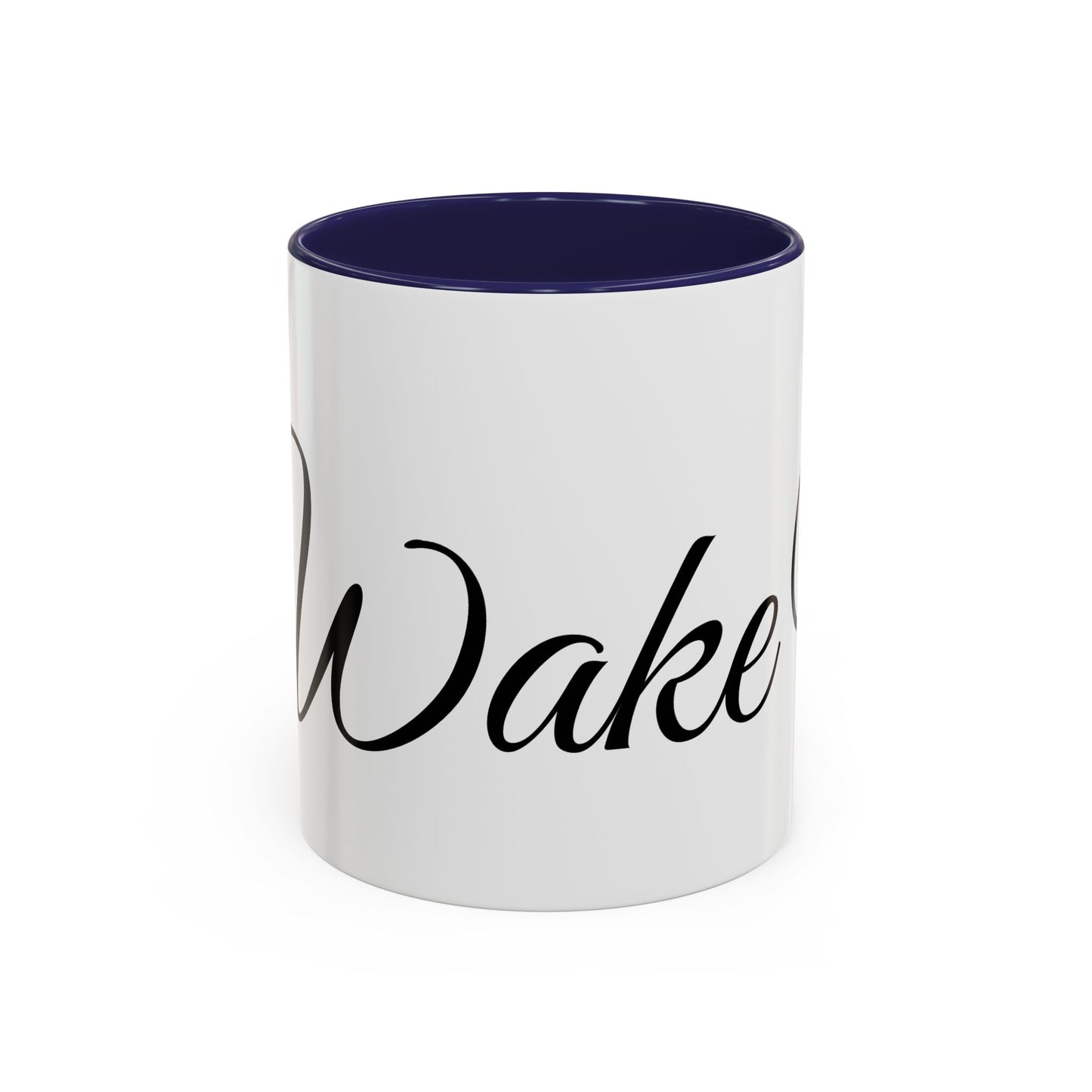 Stylish 'Wake Up' Coffee Mug – 11/15oz Accent Mug for Daily Inspiration