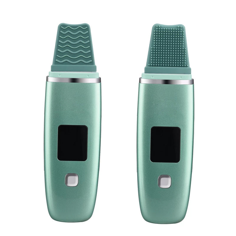 Ultraschall-Vibrations-Mitesserentferner Tiefenreinigung Gesichtswäscher Porenreiniger Hebemaschine Gesichts-LED-Peeling-Schaufel