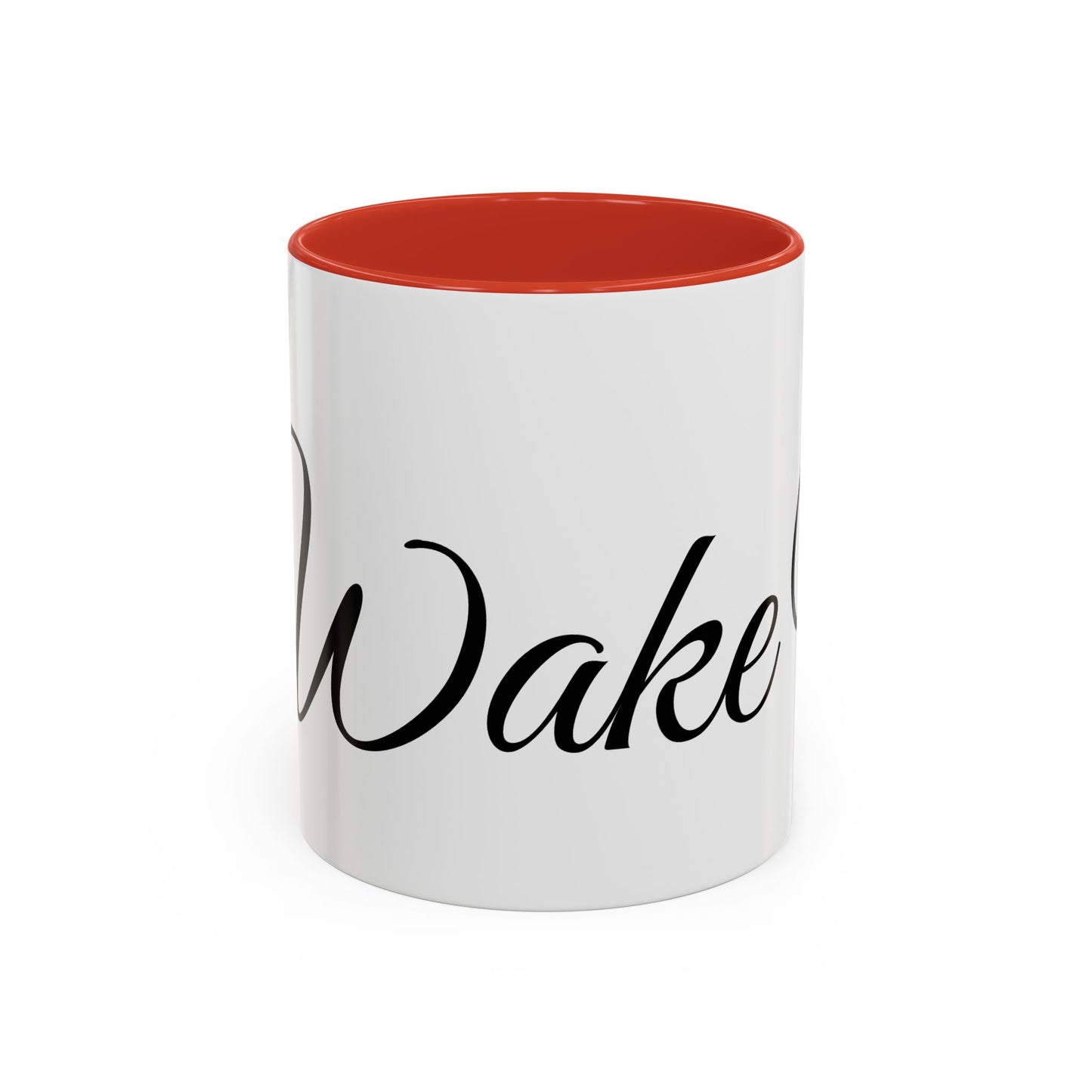 Stylish 'Wake Up' Coffee Mug – 11/15oz Accent Mug for Daily Inspiration