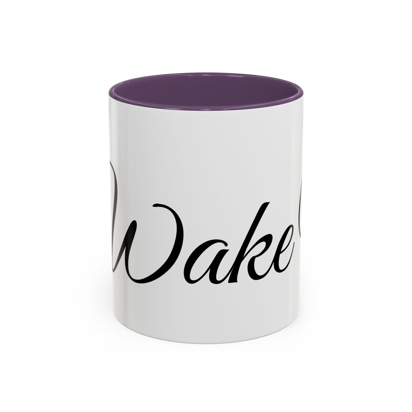 Stylish 'Wake Up' Coffee Mug – 11/15oz Accent Mug for Daily Inspiration