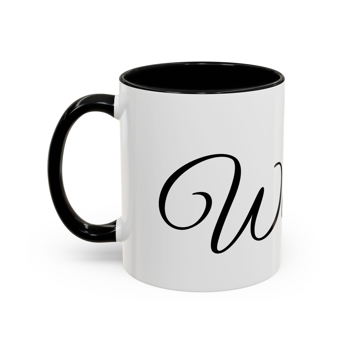 Stylish 'Wake Up' Coffee Mug – 11/15oz Accent Mug for Daily Inspiration