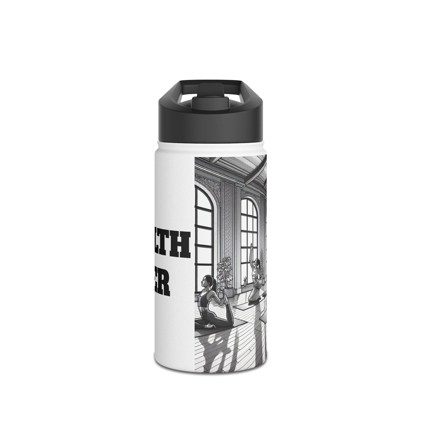 Edelstahl-Wasserflasche, Standarddeckel